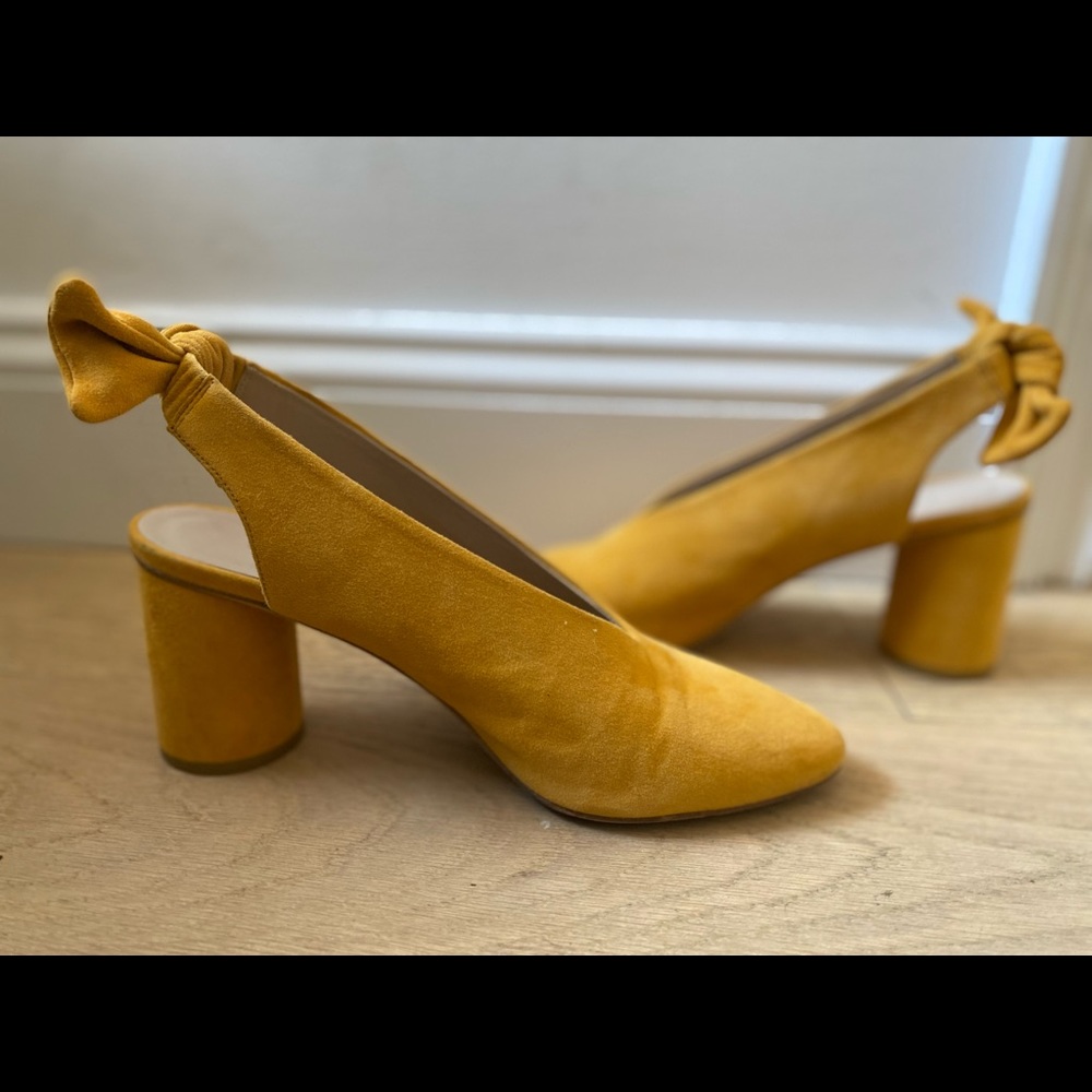 Beautiful COS Heels Yellow in perfect condition